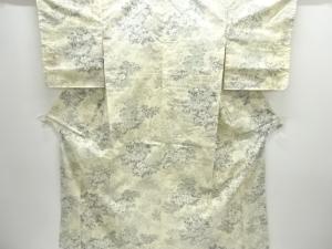 草花模様本場大島紬着物(染)